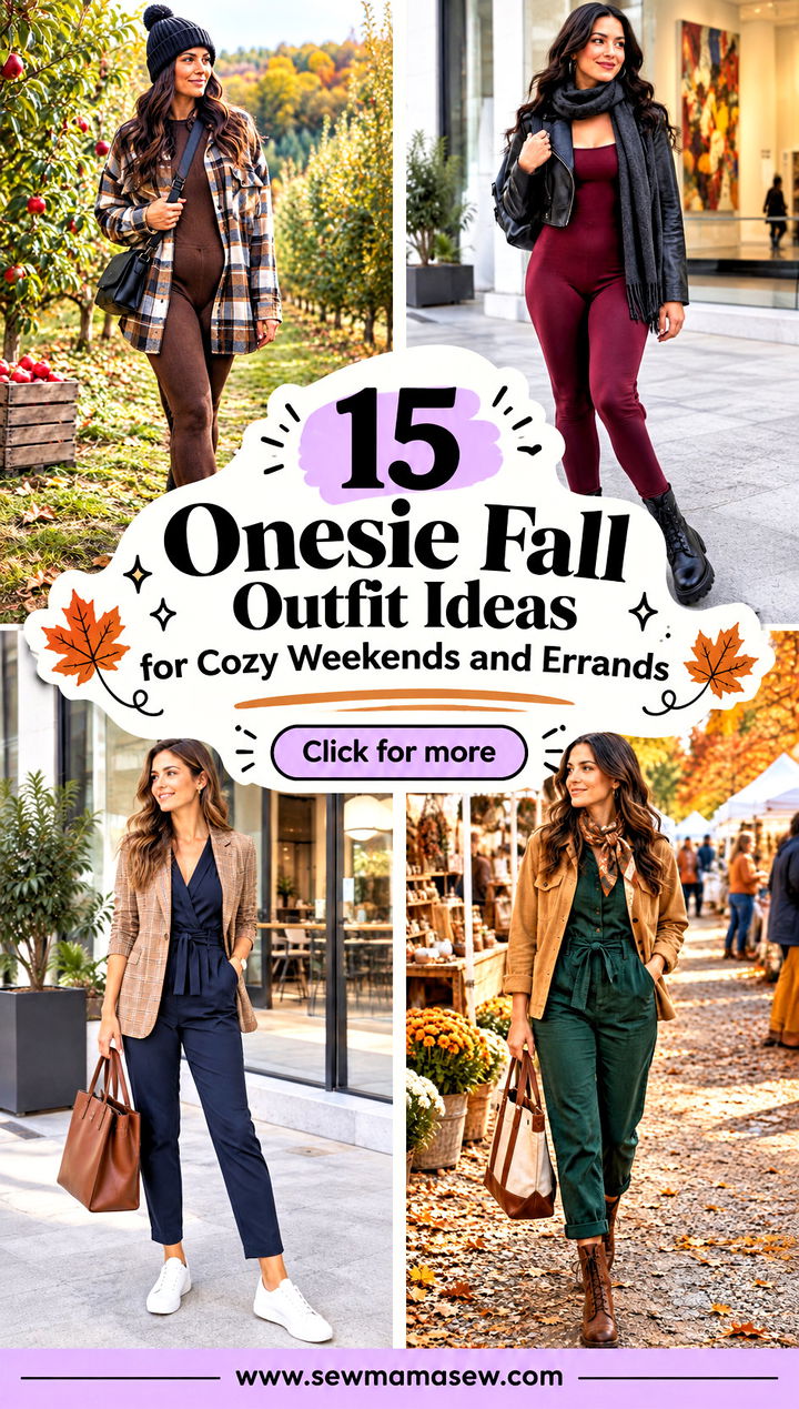 15 Onesie Fall Outfit Ideas for Cozy Weekends and Errands - 15 Onesie Fall Outfit Ideas for Cozy Weekends and Errands