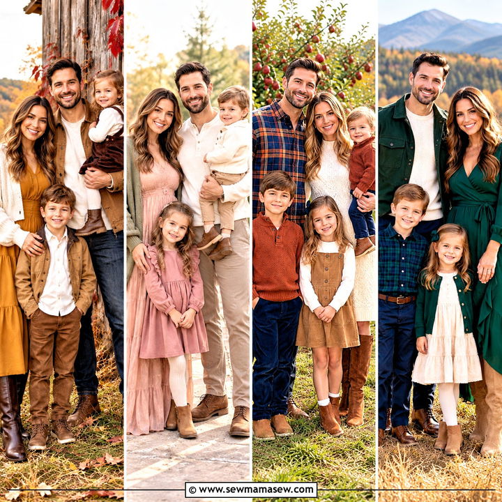 15 Outdoor Fall Family Photoshoot Outfits for Cozy Memories