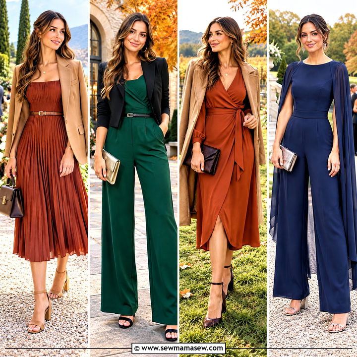 15 Outdoor Fall Wedding Outfit Ideas for Chic Guest Looks