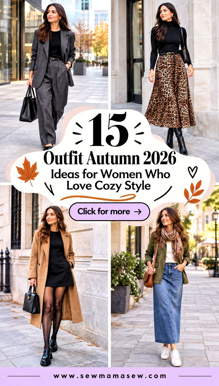15 Outfit Autumn 2026 Ideas for Women Who Love Cozy Style - 15 Outfit Autumn 2026 Ideas for Women Who Love Cozy Style