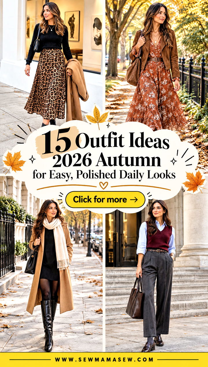 15 Outfit Ideas 2026 Autumn for Easy Polished Daily Looks - 15 Outfit Ideas 2026 Autumn for Easy, Polished Daily Looks