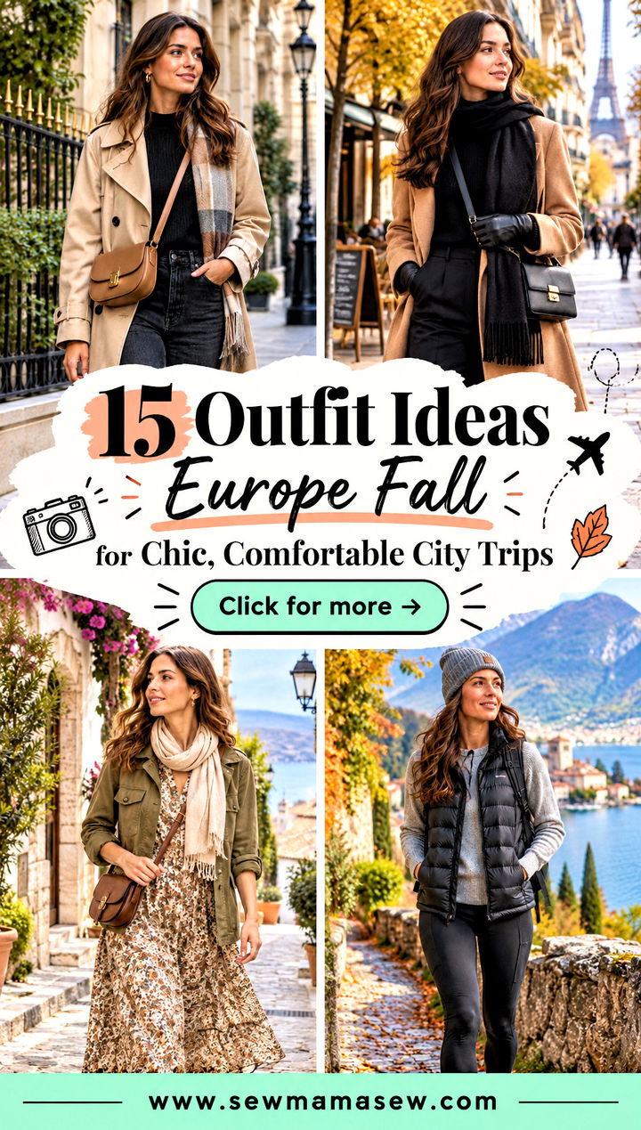 15 Outfit Ideas Europe Fall for Chic Comfortable City Trips - 15 Outfit Ideas Europe Fall for Chic, Comfortable City Trips