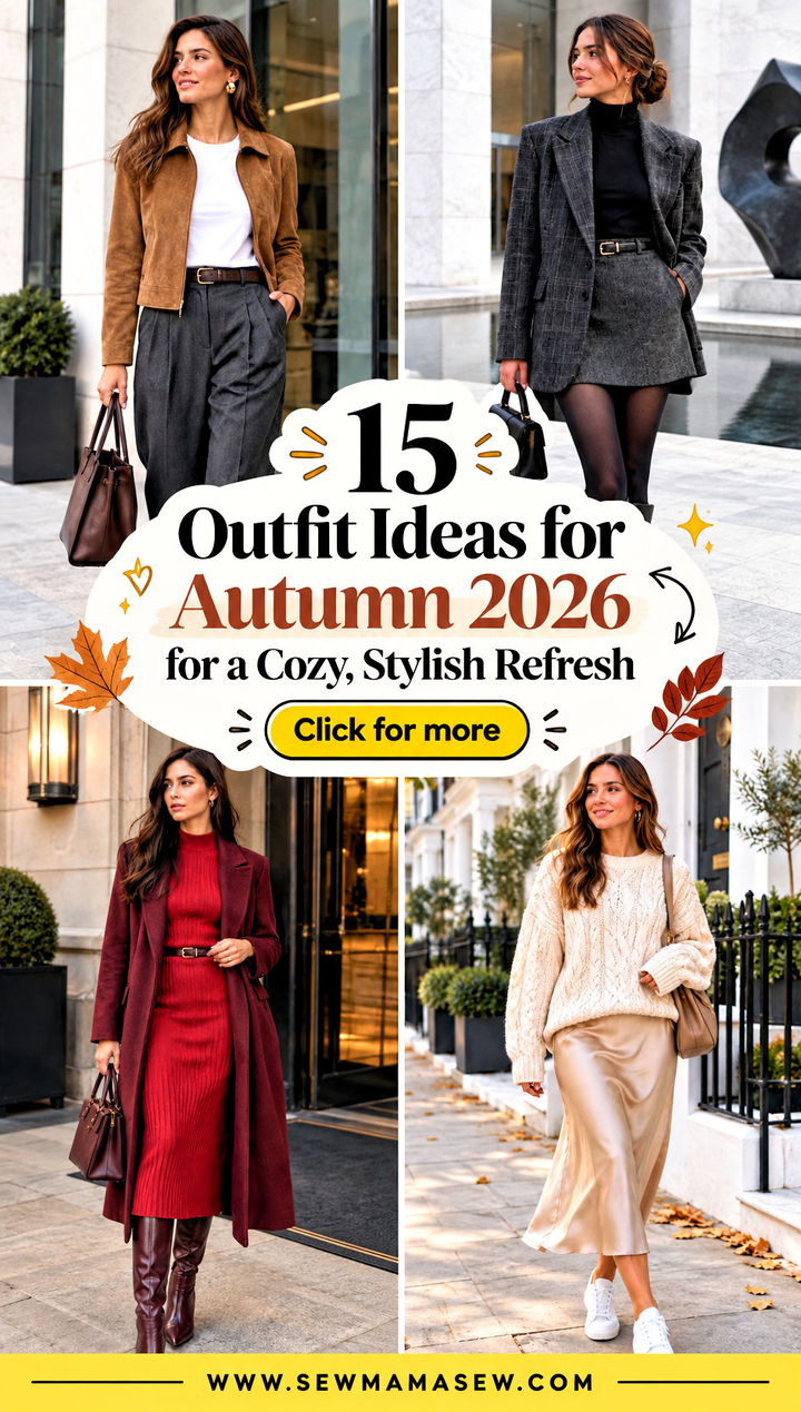 15 Outfit Ideas for Autumn 2026 for a Cozy Stylish Refresh - 15 Outfit Ideas for Autumn 2026 for a Cozy, Stylish Refresh
