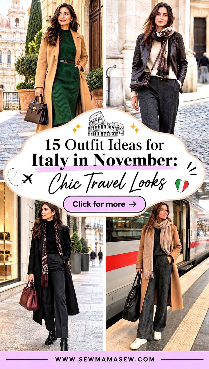 15 Outfit Ideas for Italy in November Chic Travel Looks - 15 Outfit Ideas for Italy in November: Chic Travel Looks