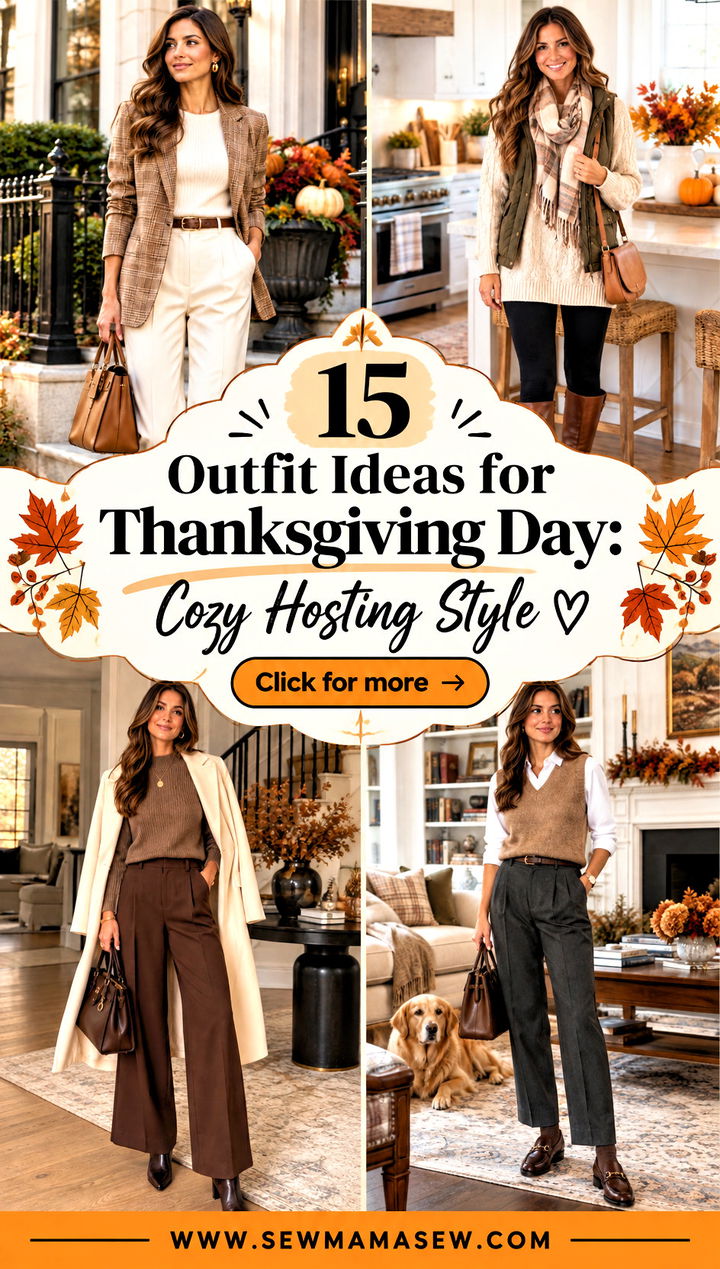 15 Outfit Ideas for Thanksgiving Day Cozy Hosting Style - 15 Outfit Ideas for Thanksgiving Day: Cozy Hosting Style