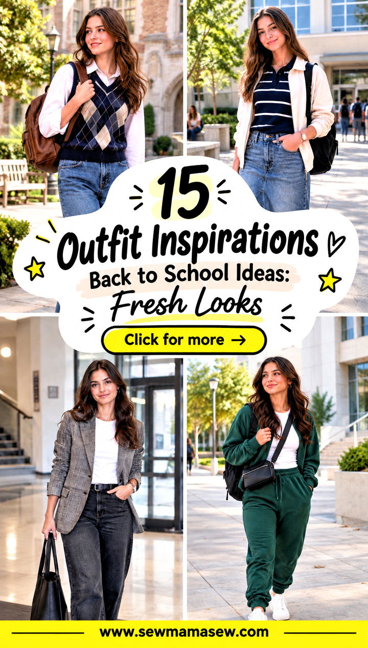 15 Outfit Inspirations Back to School Ideas Fresh Looks - 15 Outfit Inspirations Back to School Ideas: Fresh Looks