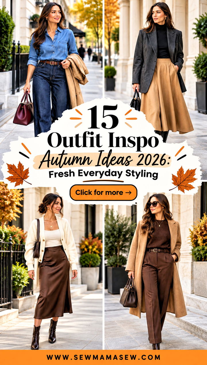15 Outfit Inspo Autumn Ideas 2026 Fresh Everyday Styling - 15 Outfit Inspo Autumn Ideas 2026: Fresh Everyday Styling