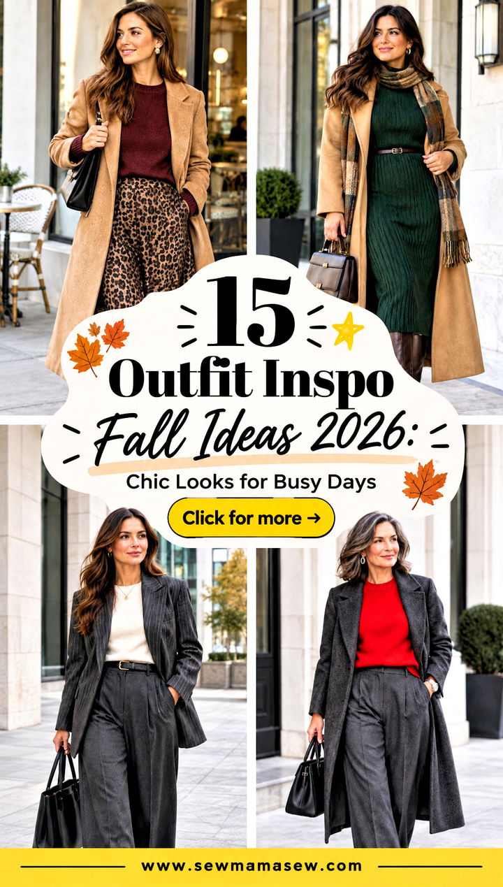 15 Outfit Inspo Fall Ideas 2026 Chic Looks for Busy Days - 15 Outfit Inspo Fall Ideas 2026: Chic Looks for Busy Days