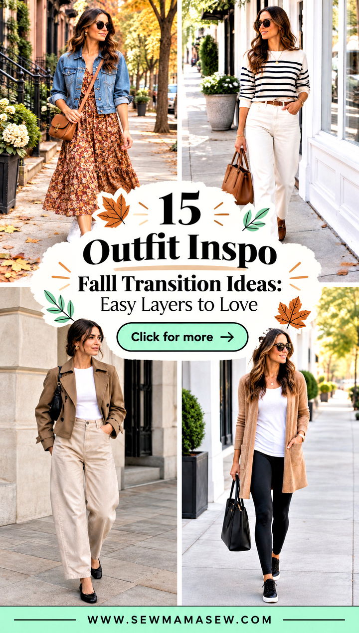 15 Outfit Inspo Fall Transition Ideas Easy Layers to Love - 15 Outfit Inspo Fall Transition Ideas: Easy Layers to Love