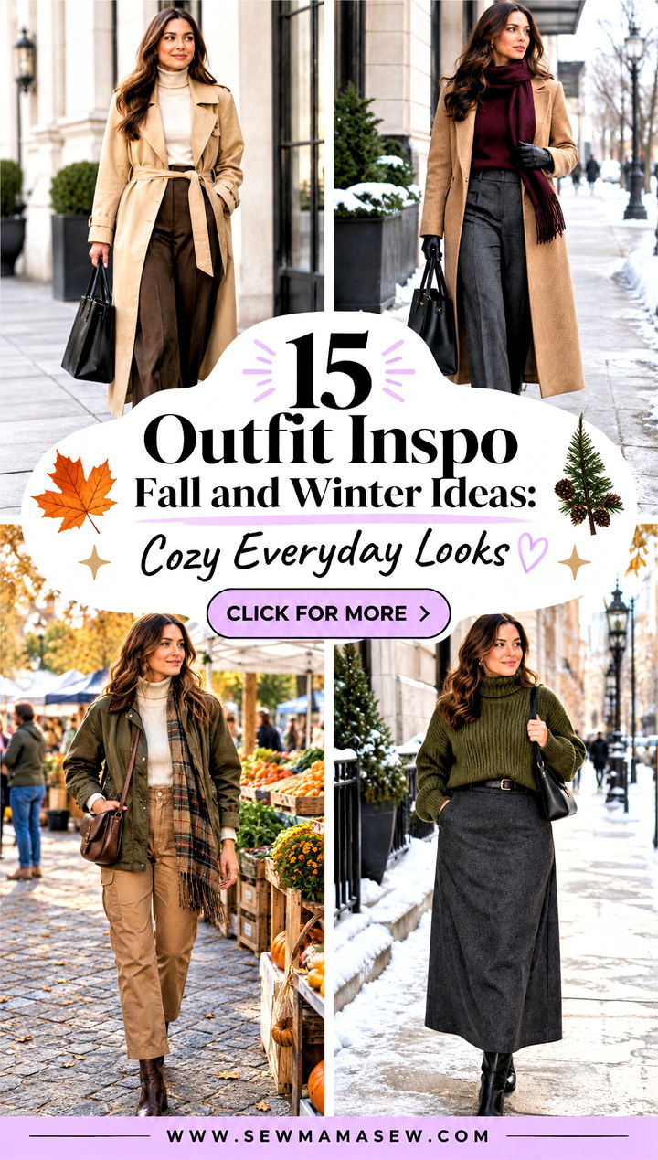 15 Outfit Inspo Fall and Winter Ideas Cozy Everyday Looks - 15 Outfit Inspo Fall and Winter Ideas: Cozy Everyday Looks