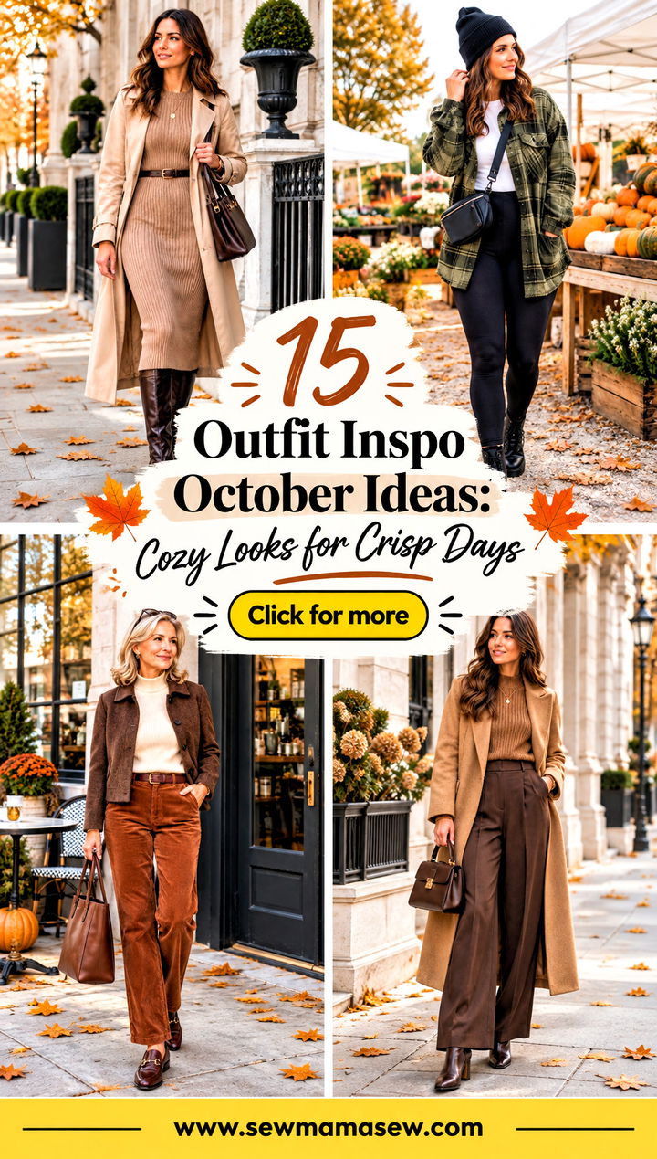 15 Outfit Inspo October Ideas Cozy Looks for Crisp Days - 15 Outfit Inspo October Ideas: Cozy Looks for Crisp Days