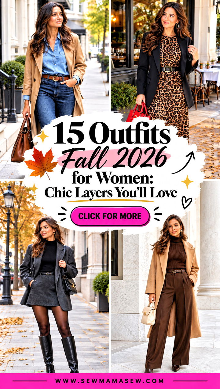 15 Outfits Fall 2026 for Women Chic Layers Youll Love - 15 Outfits Fall 2026 for Women: Chic Layers You'll Love