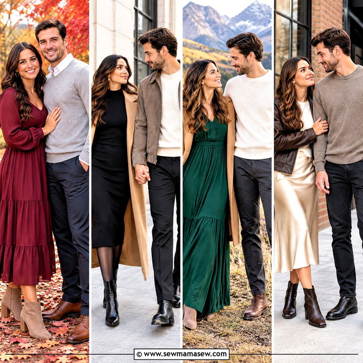 15 Outfits For Fall Engagement Pictures: Dreamy Photo Looks