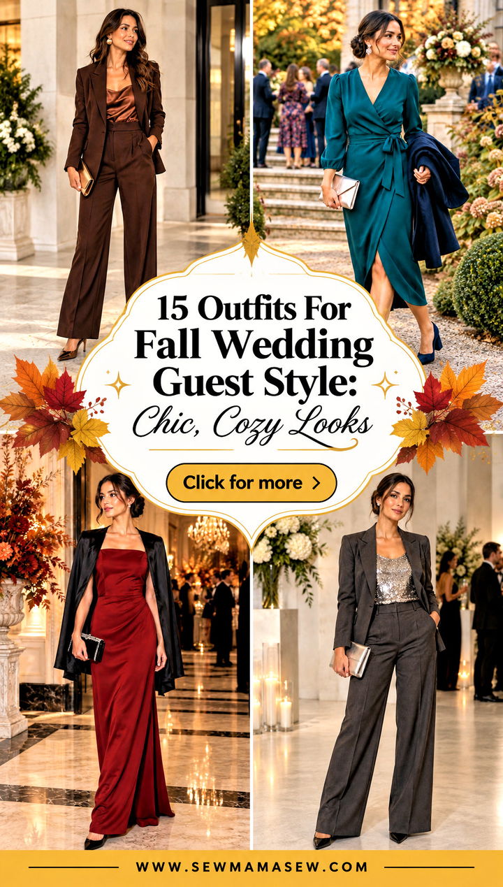 15 Outfits For Fall Wedding Guest Style Chic Cozy Looks - 15 Outfits For Fall Wedding Guest Style: Chic, Cozy Looks