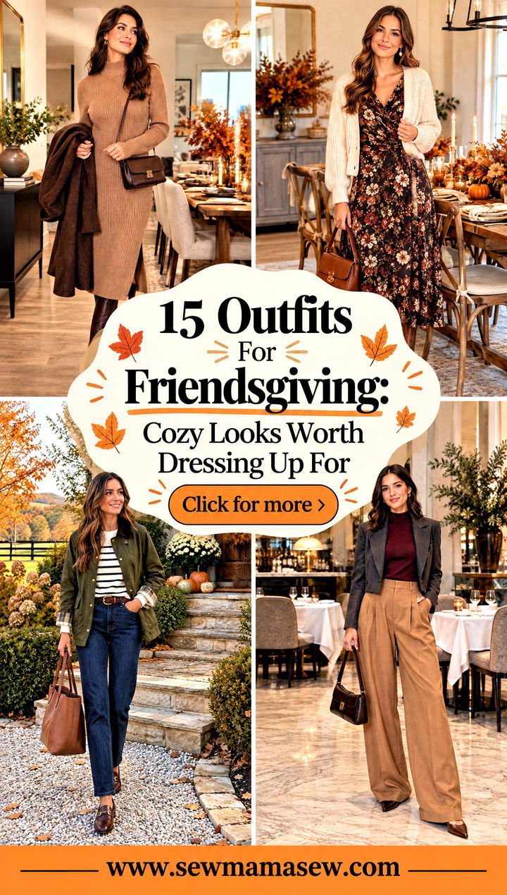 15 Outfits For Friendsgiving Cozy Looks Worth Dressing Up For - 15 Outfits For Friendsgiving: Cozy Looks Worth Dressing Up For
