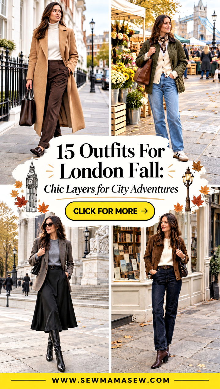 15 Outfits For London Fall Chic Layers for City Adventures - 15 Outfits For London Fall: Chic Layers for City Adventures