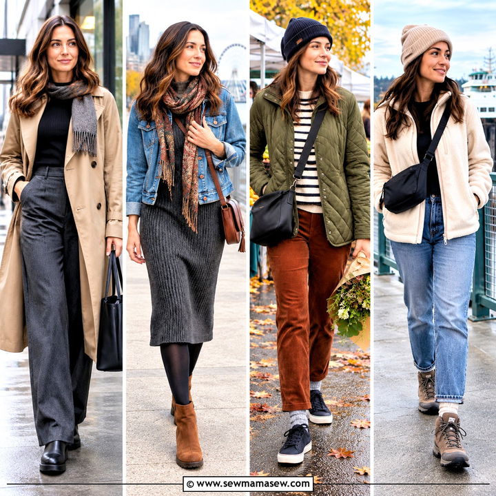 15 Outfits For Seattle Fall: Cozy Style for Drizzly Days
