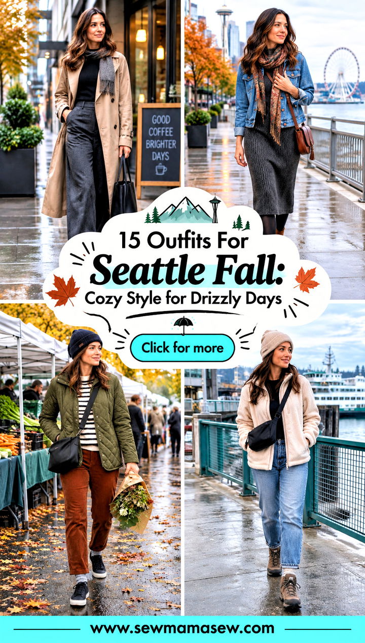 15 Outfits For Seattle Fall Cozy Style for Drizzly Days - 15 Outfits For Seattle Fall: Cozy Style for Drizzly Days