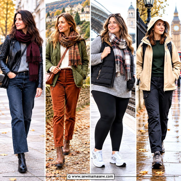 15 Outfits For Traveling In Europe Fall Chic Packable Looks
