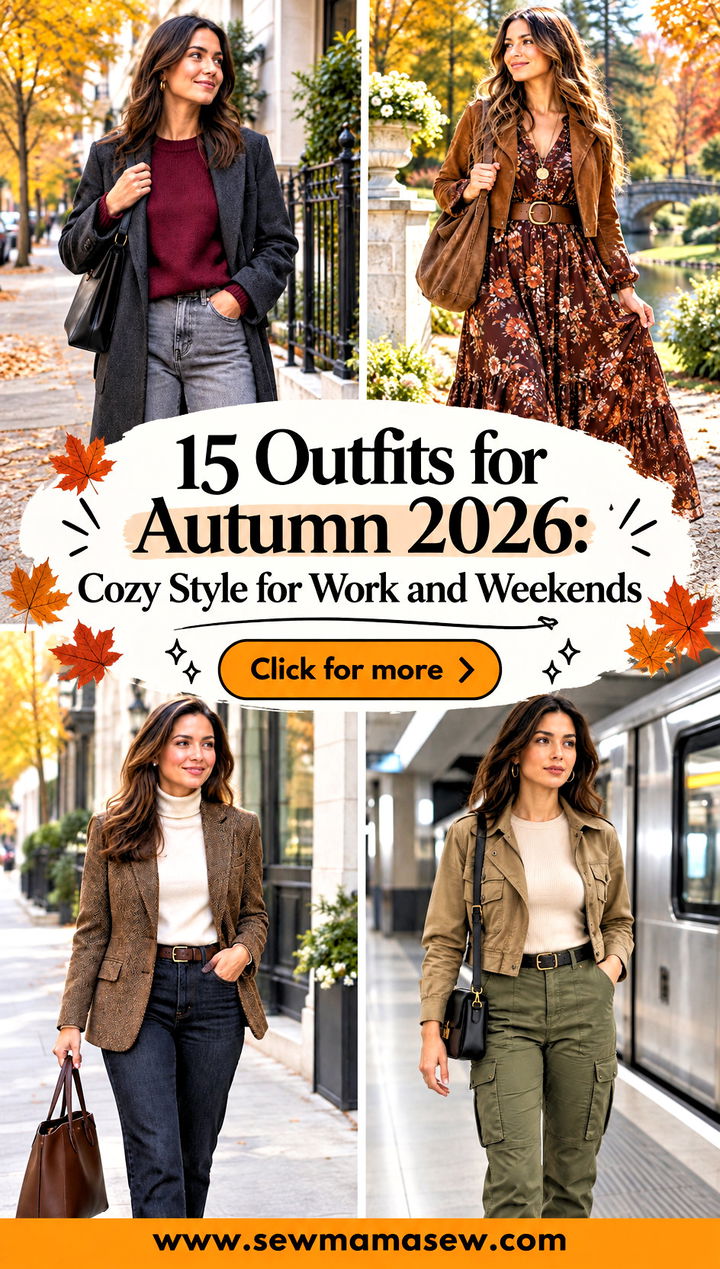 15 Outfits for Autumn 2026 Cozy Style for Work and Weekends - 15 Outfits for Autumn 2026: Cozy Style for Work and Weekends