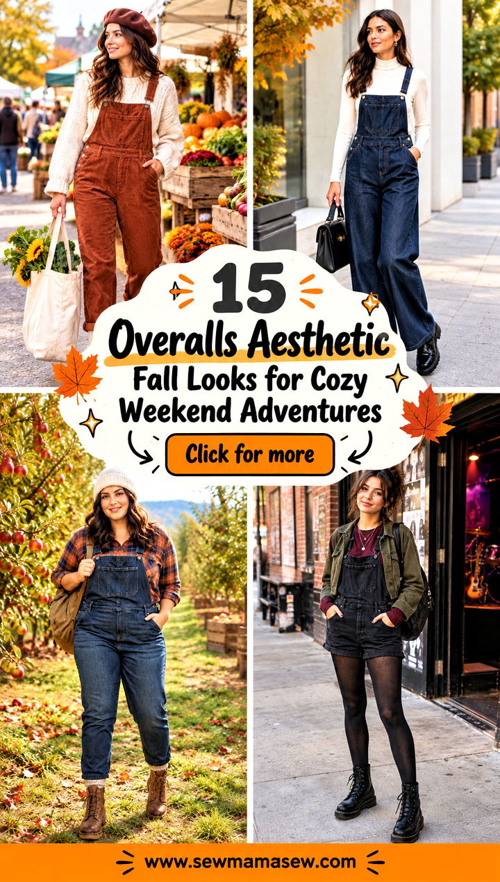 15 Overalls Aesthetic Fall Looks for Cozy Weekend Adventures - 15 Overalls Aesthetic Fall Looks for Cozy Weekend Adventures