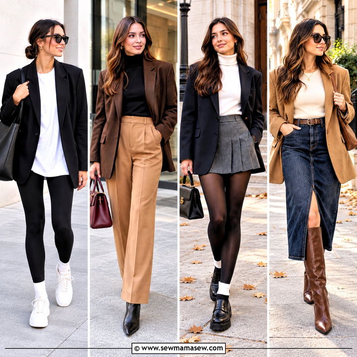15 Oversized Blazer Outfit Fall Ideas for Effortless Polish