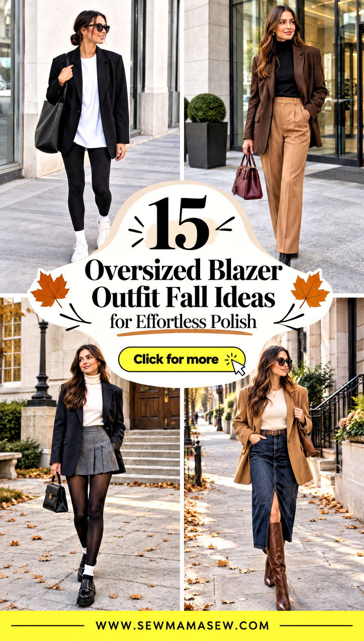 15 Oversized Blazer Outfit Fall Ideas for Effortless Polish - 15 Oversized Blazer Outfit Fall Ideas for Effortless Polish