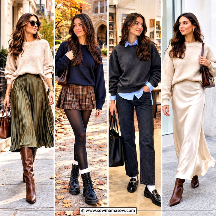 15 Oversized Crewneck Outfit Fall Ideas for Cozy Weekends