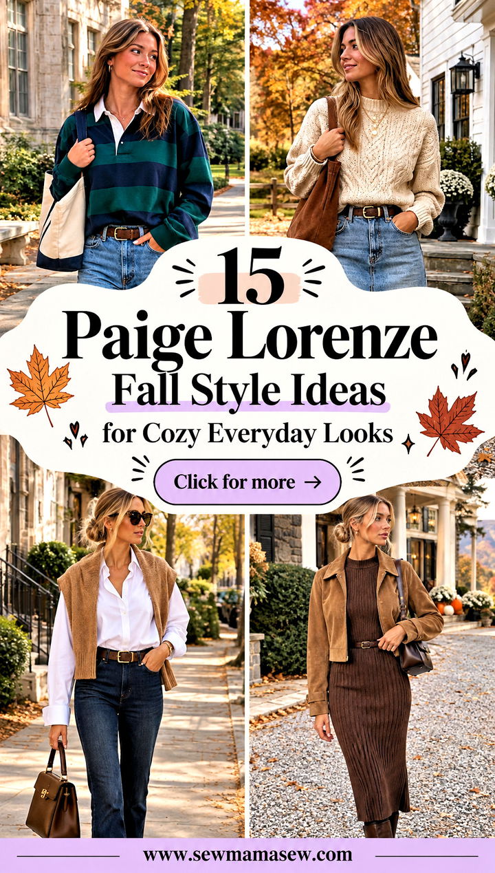 15 Paige Lorenze Fall Style Ideas for Cozy Everyday Looks - 15 Paige Lorenze Fall Style Ideas for Cozy Everyday Looks