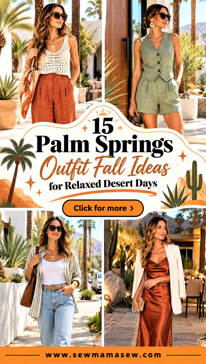 15 Palm Springs Outfit Fall Ideas for Relaxed Desert Days - 15 Palm Springs Outfit Fall Ideas for Relaxed Desert Days