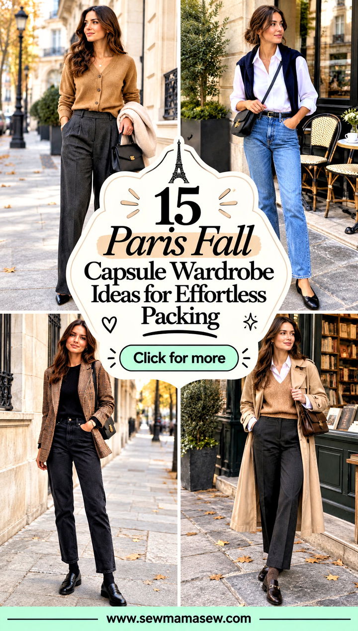 15 Paris Fall Capsule Wardrobe Ideas for Effortless Packing - 15 Paris Fall Capsule Wardrobe Ideas for Effortless Packing