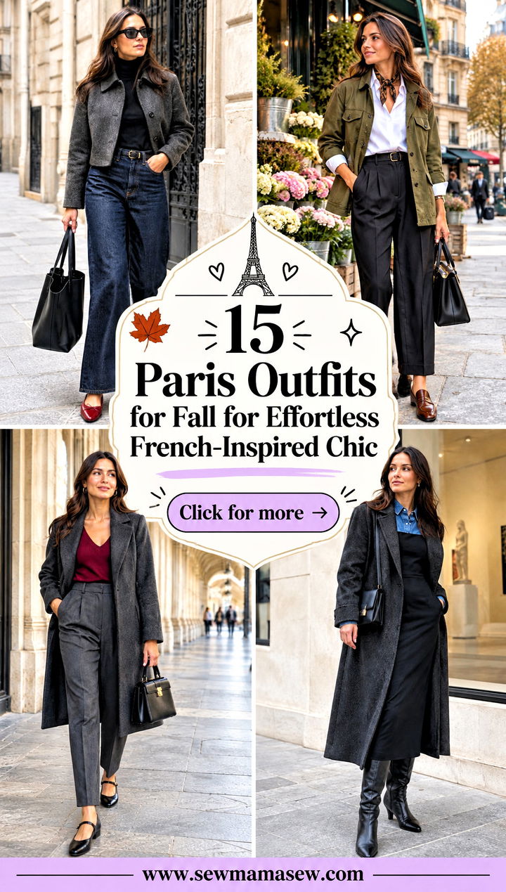 15 Paris Outfits for Fall for Effortless French-Inspired Chic - 15 Paris Outfits for Fall for Effortless French-Inspired Chic