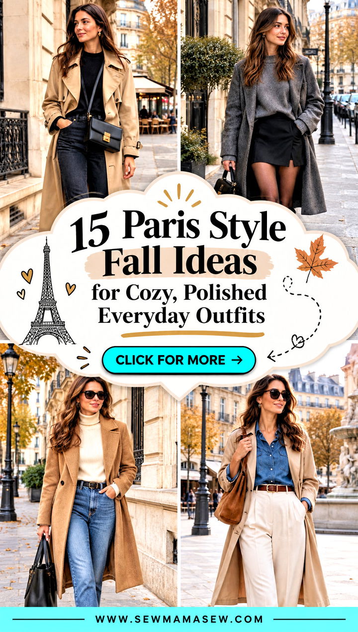 15 Paris Style Fall Ideas for Cozy Polished Everyday Outfits - 15 Paris Style Fall Ideas for Cozy, Polished Everyday Outfits