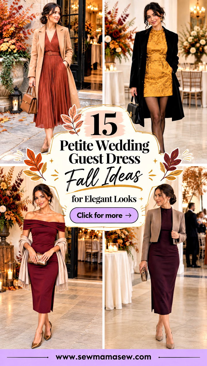 15 Petite Wedding Guest Dress Fall Ideas for Elegant Looks - 15 Petite Wedding Guest Dress Fall Ideas for Elegant Looks