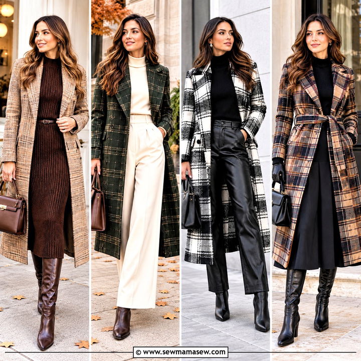15 Plaid Fall Coat Ideas for Cozy, Polished Everyday Looks