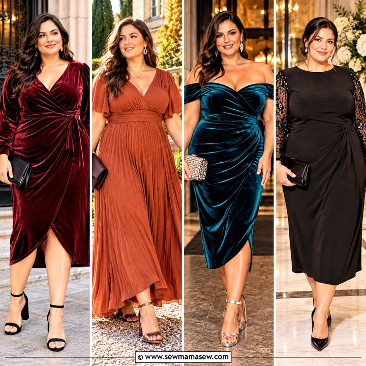 15 Plus Size Fall Dresses for Wedding Guest Looks To Love