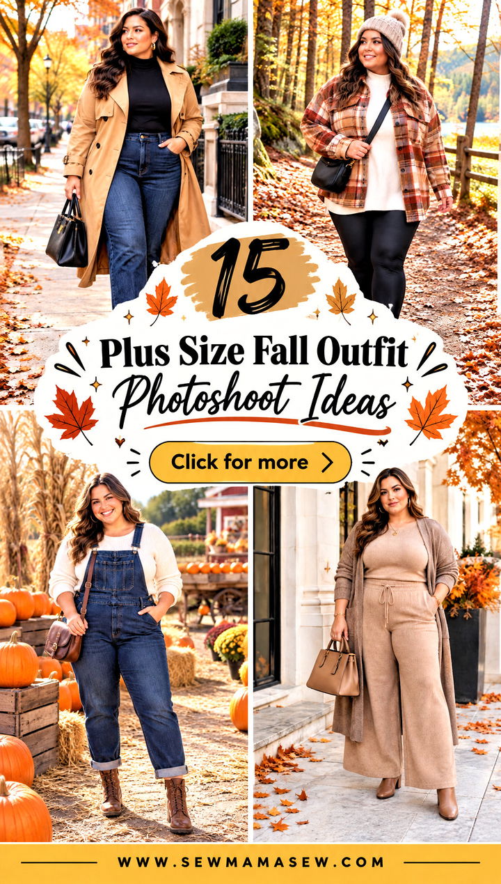 15 Plus Size Fall Outfit Photoshoot Ideas Cozy Looks to Love - 15 Plus Size Fall Outfit Photoshoot Ideas: Cozy Looks to Love