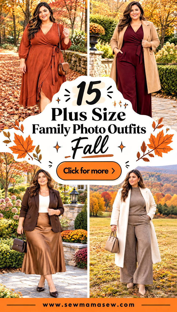 15 Plus Size Family Photo Outfits Fall Cozy Styles to Love - 15 Plus Size Family Photo Outfits Fall: Cozy Styles to Love