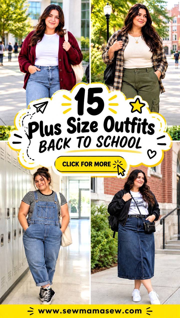 15 Plus Size Outfits Back to School Confident Looks for Class - 15 Plus Size Outfits Back to School: Confident Looks for Class