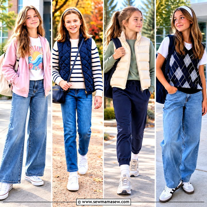 15 Pre Teen Girl Outfits Fall: Cute and Comfy Styles for School