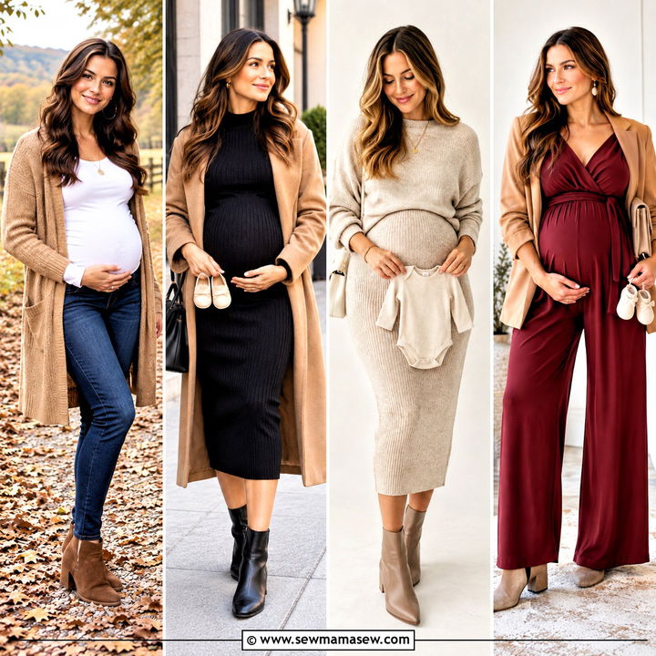 15 Pregnancy Announcement Fall Outfits: Sweet Cozy Photo Looks
