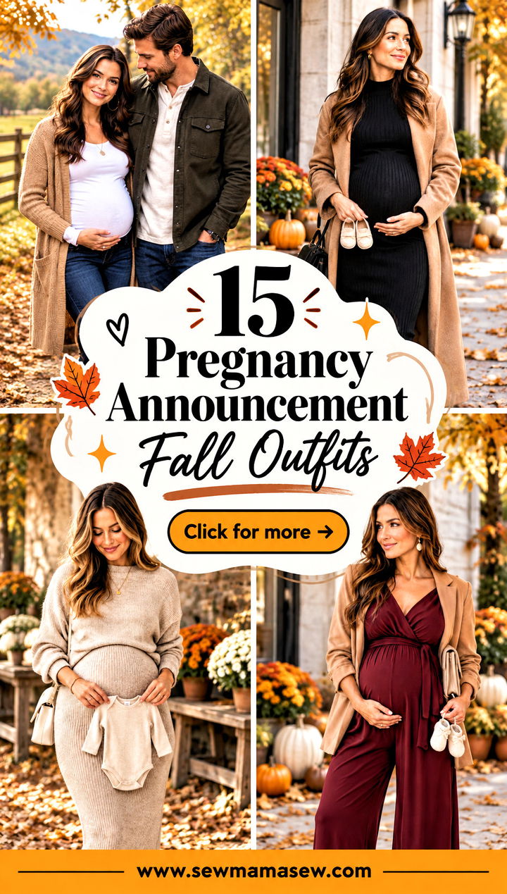15 Pregnancy Announcement Fall Outfits Sweet Cozy Photo Looks - 15 Pregnancy Announcement Fall Outfits: Sweet Cozy Photo Looks