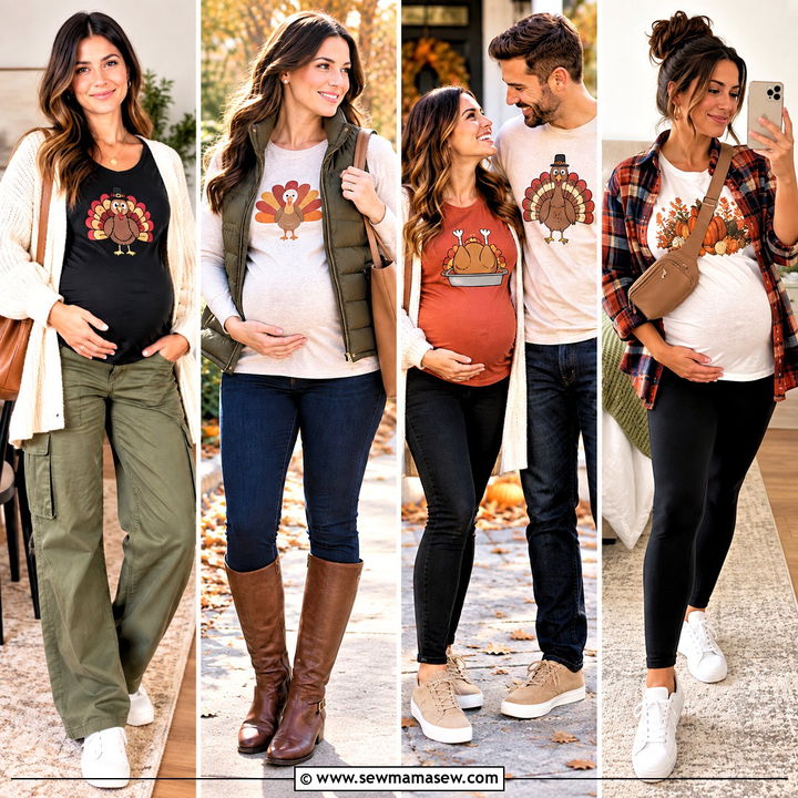 15 Pregnancy Thanksgiving Shirts: Sweet Styles for Moms-to-Be