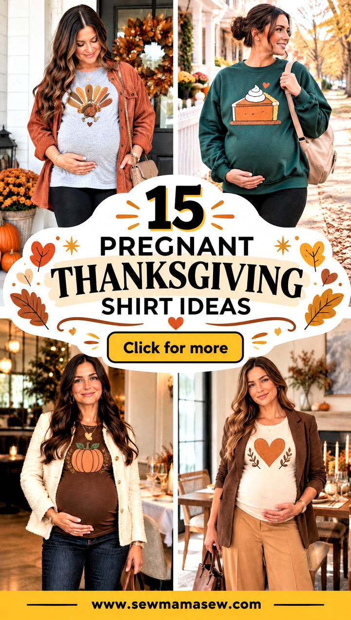 15 Pregnant Thanksgiving Shirt Ideas Cute Looks for Family Feasts - 15 Pregnant Thanksgiving Shirt Ideas: Cute Looks for Family Feasts