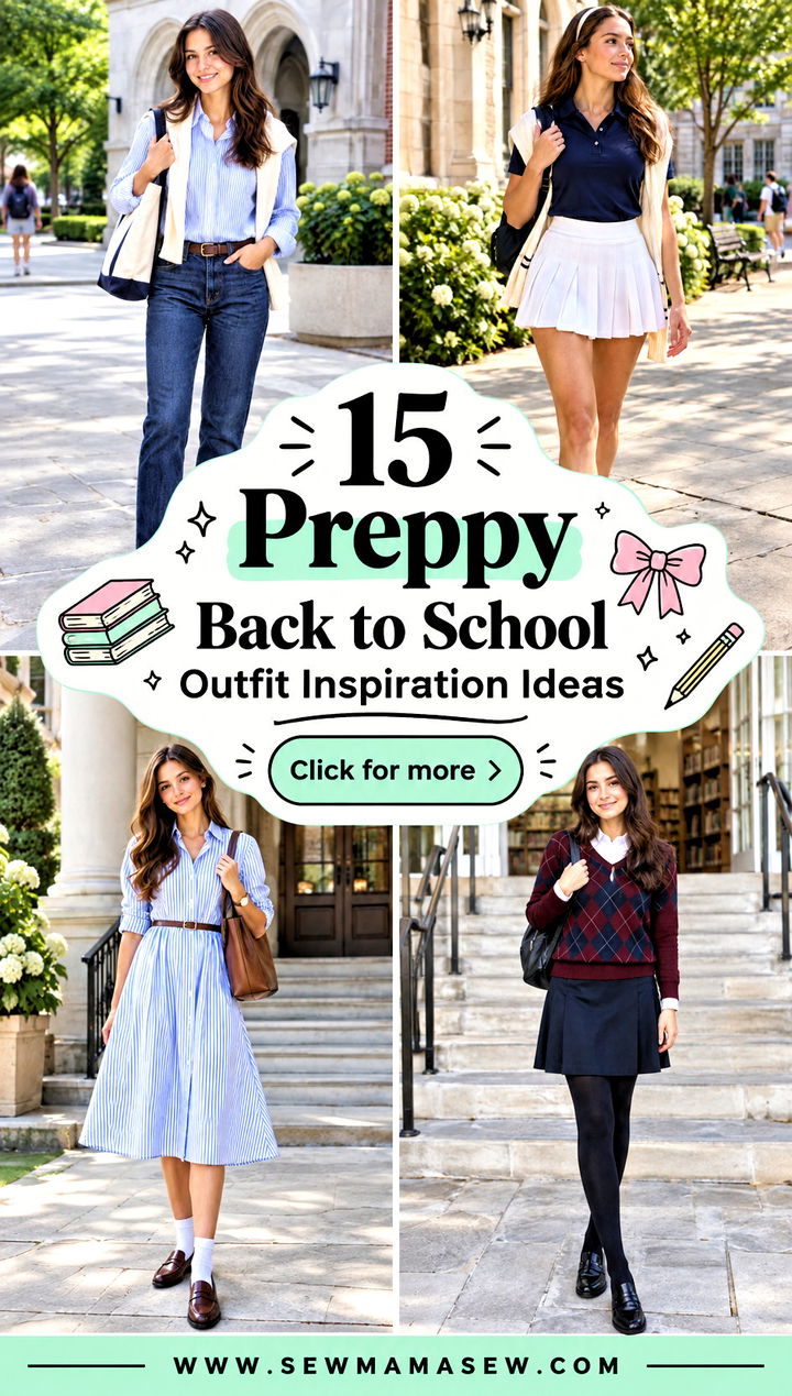 15 Preppy Back to School Outfit Inspiration Ideas Fresh Looks - 15 Preppy Back to School Outfit Inspiration Ideas: Fresh Looks