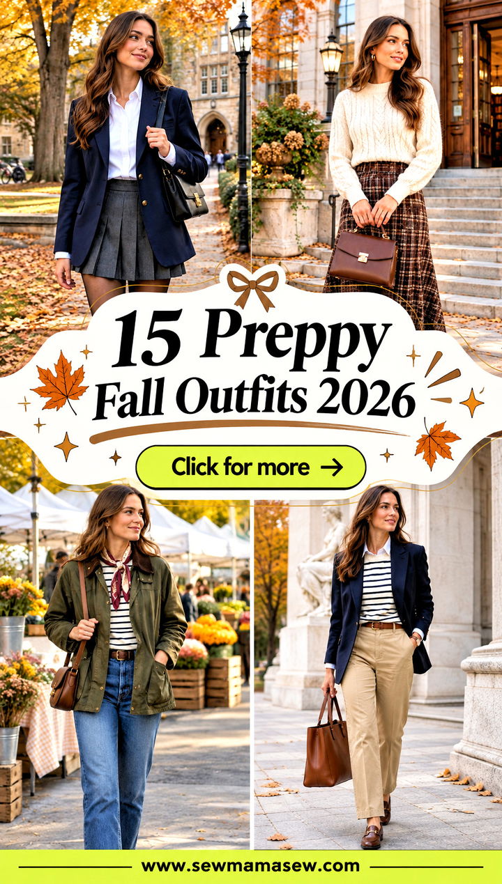 15 Preppy Fall Outfits 2026 Fresh Layers for a Polished Autumn - 15 Preppy Fall Outfits 2026: Fresh Layers for a Polished Autumn