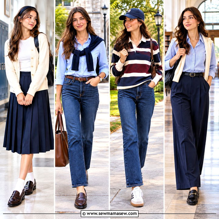 15 Preppy Outfits Back to School for a Confident Fresh Start