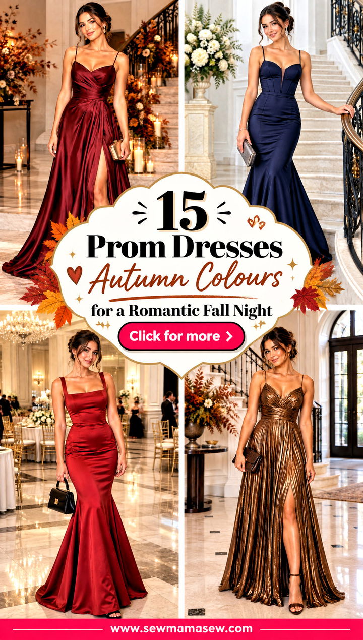 15 Prom Dresses Autumn Colours for a Romantic Fall Night - 15 Prom Dresses Autumn Colours for a Romantic Fall Night