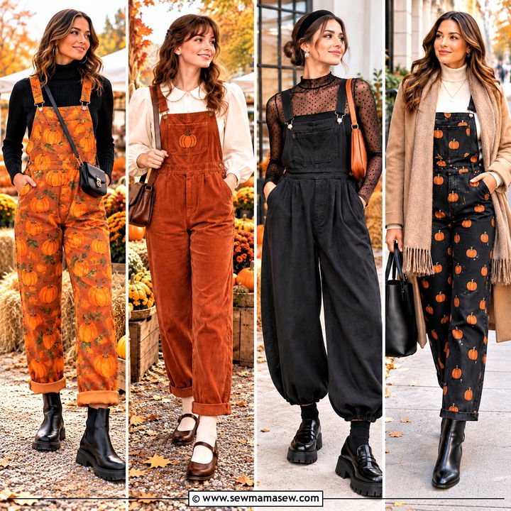 15 Pumpkin Overalls for Charming Fall Outings and Photos