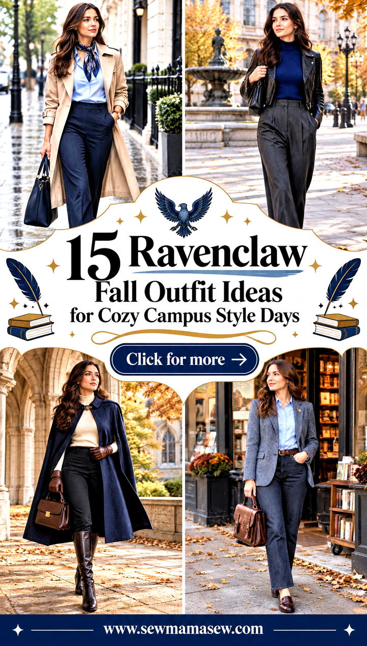 15 Ravenclaw Fall Outfit Ideas for Cozy Campus Style Days - 15 Ravenclaw Fall Outfit Ideas for Cozy Campus Style Days